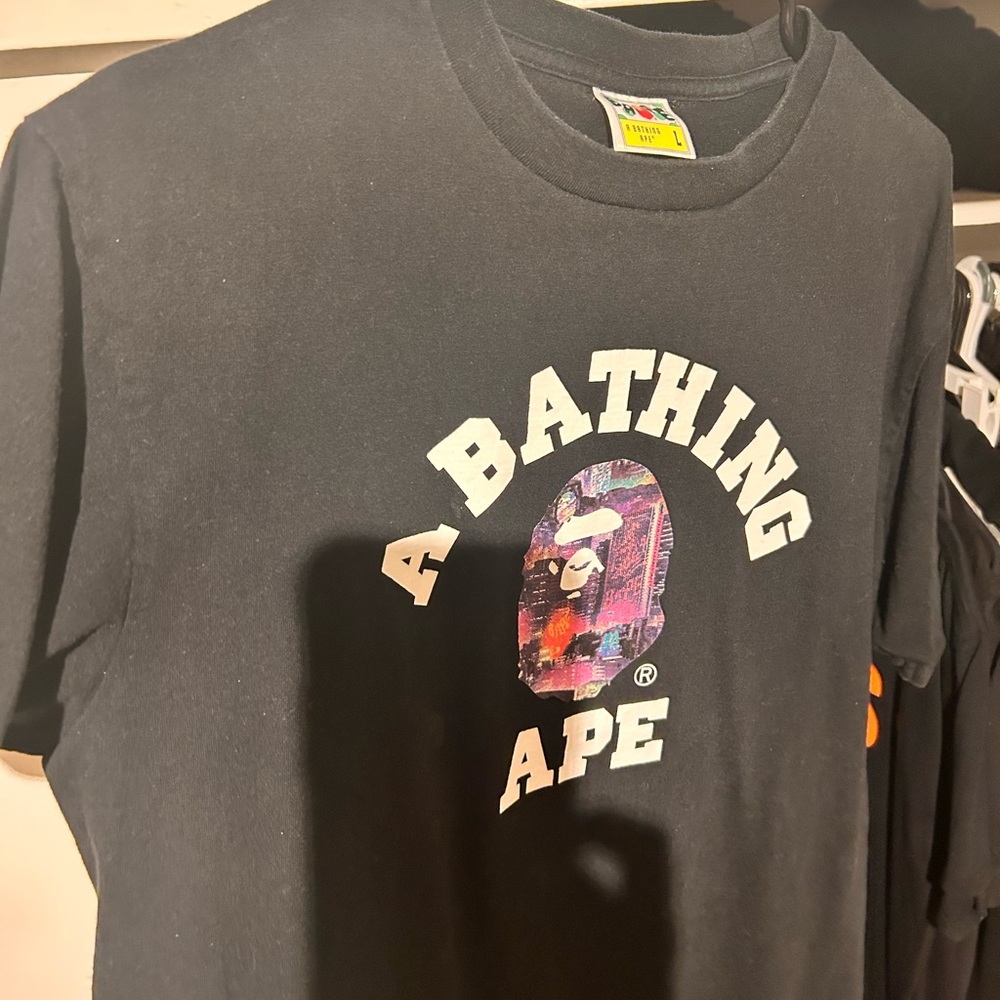 BLACK BAPE TEE